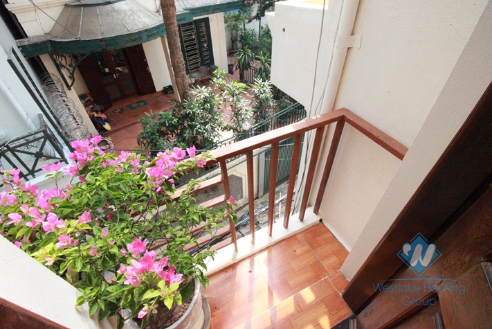 Newly renovated house with 05 bedrooms for rent in Xuan Dieu Street, Tay Ho, Hanoi.